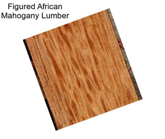 Figured African Mahogany Lumber