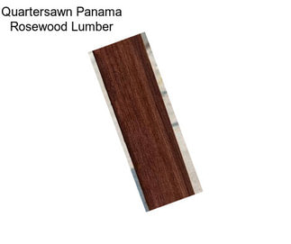 Quartersawn Panama Rosewood Lumber