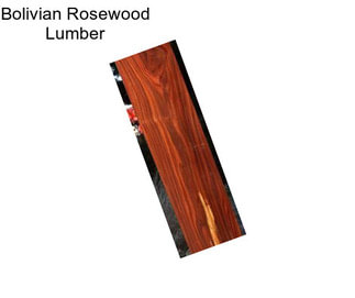 Bolivian Rosewood Lumber