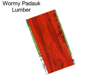 Wormy Padauk Lumber