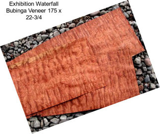 Exhibition Waterfall Bubinga Veneer 175\