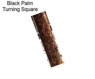 Black Palm Turning Square