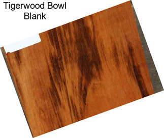 Tigerwood Bowl Blank