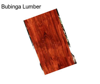 Bubinga Lumber