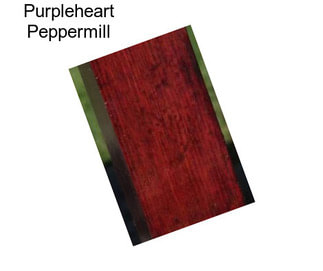 Purpleheart Peppermill