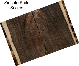 Ziricote Knife Scales