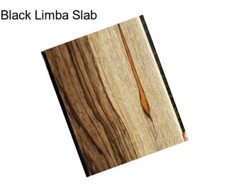 Black Limba Slab