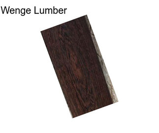 Wenge Lumber