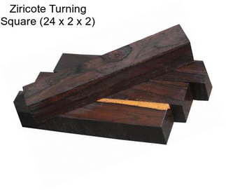 Ziricote Turning Square (24\