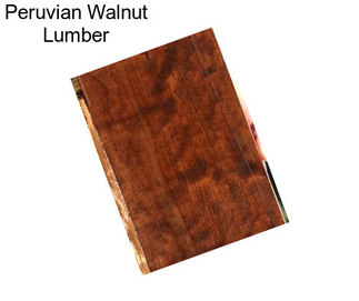 Peruvian Walnut Lumber