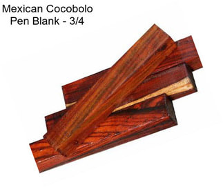 Mexican Cocobolo Pen Blank - 3/4\