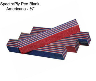 SpectraPly Pen Blank, Americana - ¾”