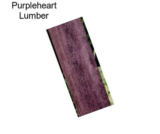 Purpleheart Lumber