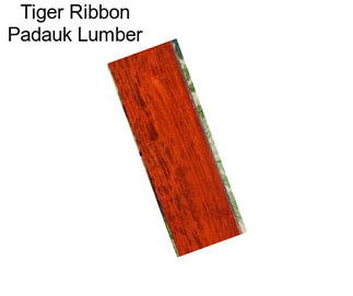 Tiger Ribbon Padauk Lumber