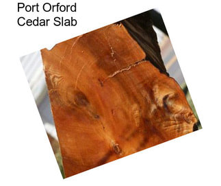 Port Orford Cedar Slab