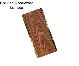 Bolivian Rosewood Lumber