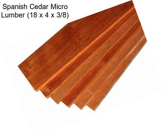 Spanish Cedar Micro Lumber (18 x 4 x 3/8)