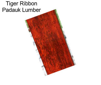 Tiger Ribbon Padauk Lumber