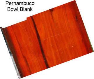 Pernambuco Bowl Blank