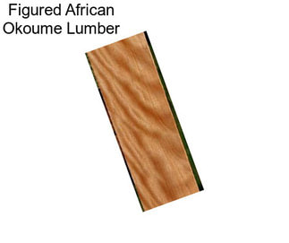 Figured African Okoume Lumber