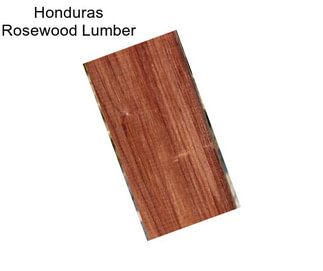 Honduras Rosewood Lumber