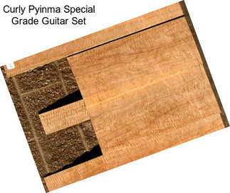 Curly Pyinma Special Grade Guitar Set