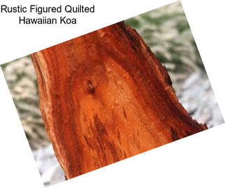 Rustic Figured Quilted Hawaiian Koa