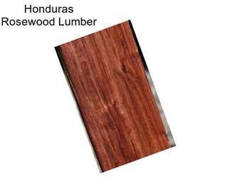 Honduras Rosewood Lumber