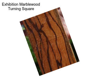 Exhibition Marblewood Turning Square