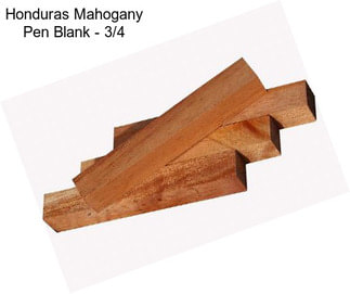 Honduras Mahogany Pen Blank - 3/4\