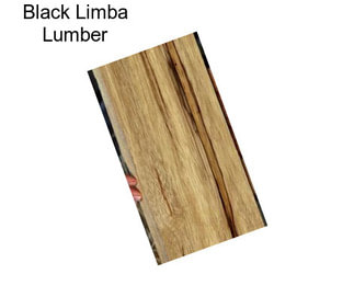 Black Limba Lumber