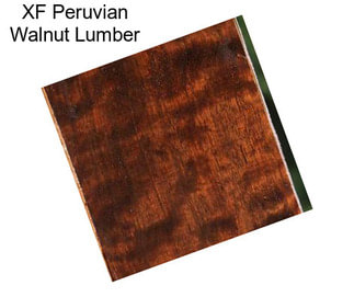 XF Peruvian Walnut Lumber