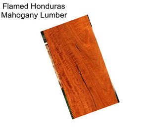 Flamed Honduras Mahogany Lumber