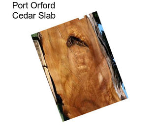 Port Orford Cedar Slab