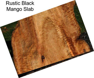 Rustic Black Mango Slab