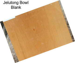 Jelutong Bowl Blank