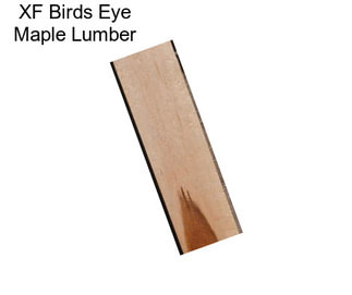 XF Birds Eye Maple Lumber