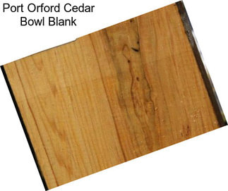 Port Orford Cedar Bowl Blank