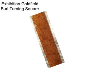 Exhibition Goldfield Burl Turning Square