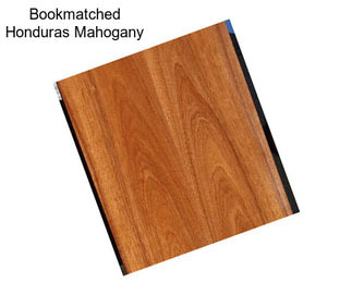 Bookmatched Honduras Mahogany