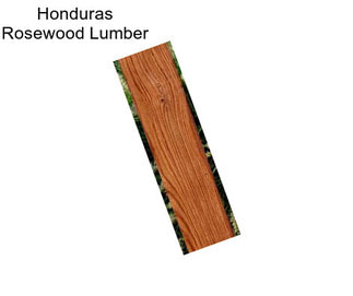 Honduras Rosewood Lumber