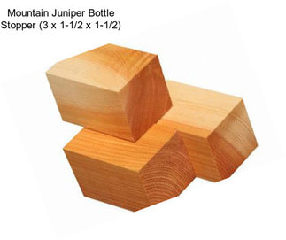 Mountain Juniper Bottle Stopper (3\