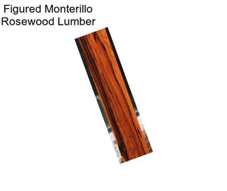 Figured Monterillo Rosewood Lumber