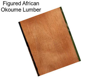 Figured African Okoume Lumber