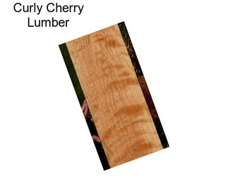 Curly Cherry Lumber