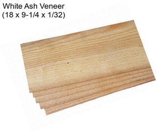 White Ash Veneer (18 x 9-1/4 x 1/32)