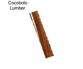 Cocobolo Lumber