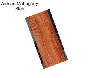 African Mahogany Slab