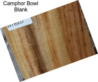 Camphor Bowl Blank