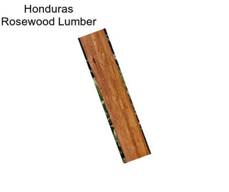 Honduras Rosewood Lumber